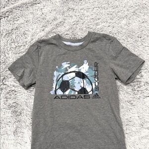 Adidas grey soccer T-shirt size 7.